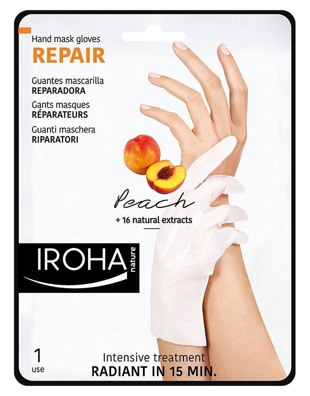 Hands and Nails Gloves Treatment Regenerating-Peach 8436036430405