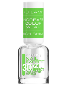 Nail Expert 3D Gel Effect Long Lasting Top Coat 3614221755747